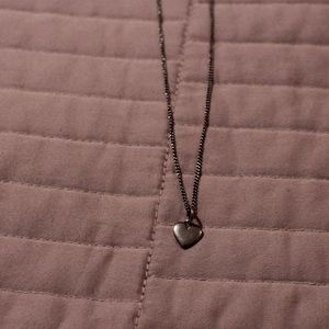James Avery Mini Heart Charm & Chain